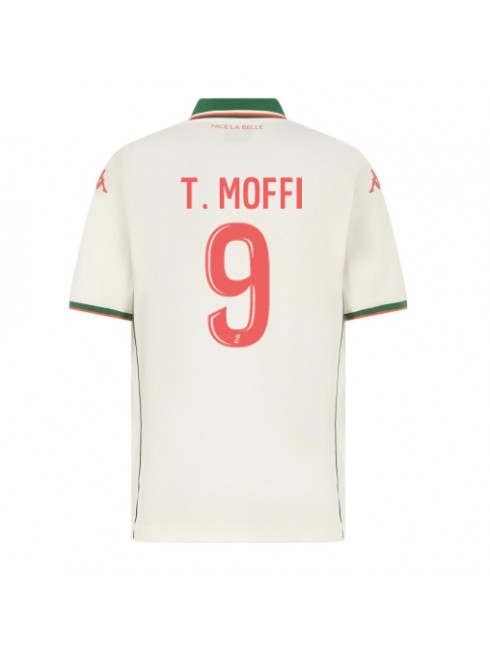 Moški Nogometna dresi replika OGC Nice Terem Moffi #9 Gostujoči 2025-26 Kratek rokav Moški Nogometna dresi replika OGC Nice Terem Moffi #9 Gostujoči 2025-26 Kratek rokav